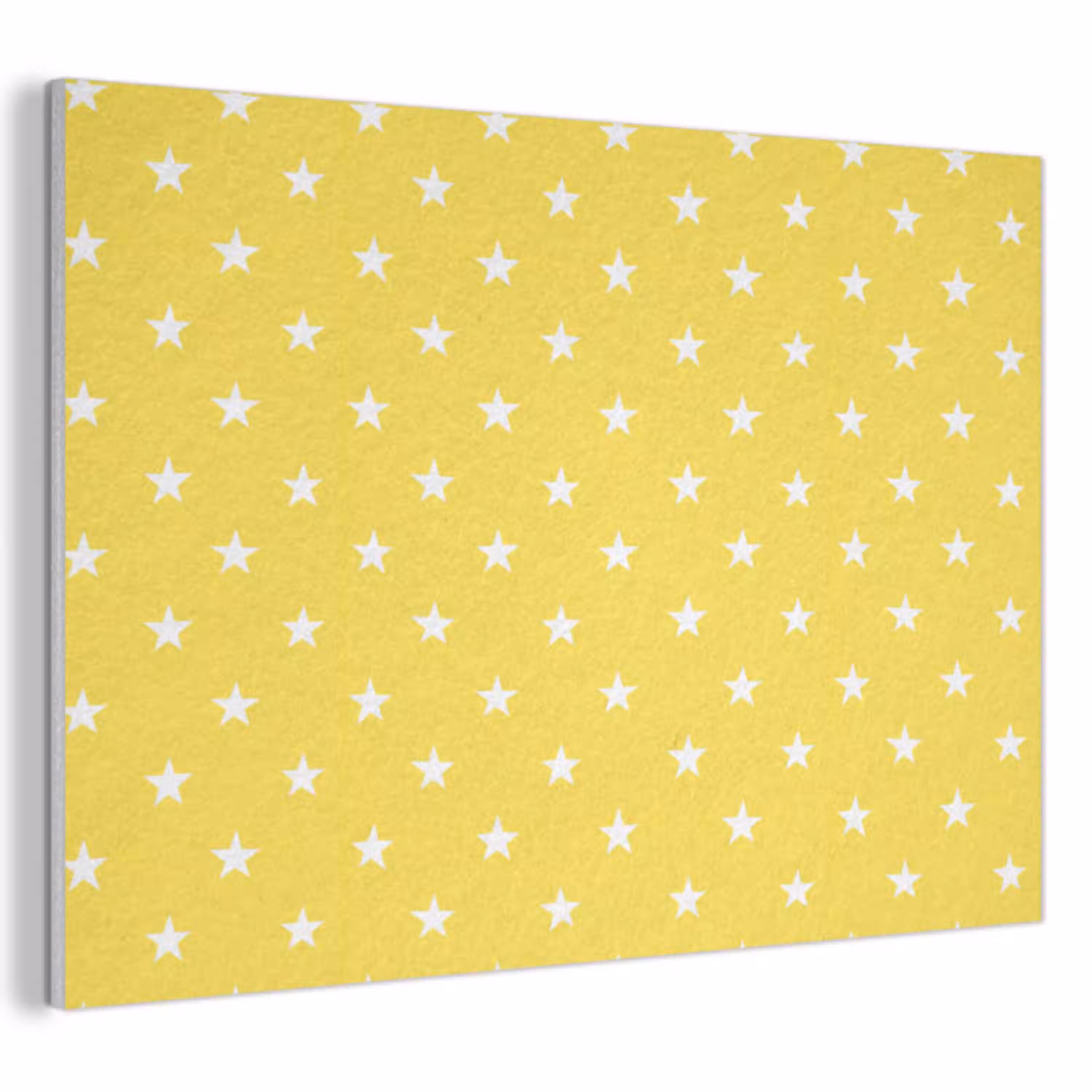 Sterren - Patroon - Minimalistisch - Geel PET vilt klein 837 -3d