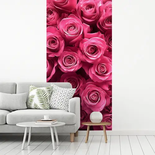 Rozen - Pink - Bloem fotobehang vinyl groot -woonkamer
