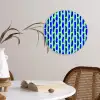 Vlekken - Groen - Blauw - Neon Wandcirkel plexiglas klein 852 -sfeer4