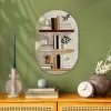 Plankjes - Boeken - Vaasjes - Planten Wandcirkel Ovaal Forex klein -sfeer2