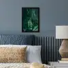 Bladeren - Jungle - Natuur - Tropisch - Planten fotolijst zwart zonder passe partout klein -sfeer3