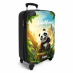 Peter Panda NBS - Handbagage koffer - Kinderen Unisex middel -productfoto_3d