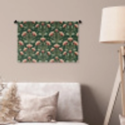 Patroon - Botanisch - Kleurrijk Wandkleed katoen klein 269 -sfeer4