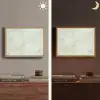 Groen - Marmer - Aders Light Box met batterij (Wandlamp) middel 907 -sfeer3
