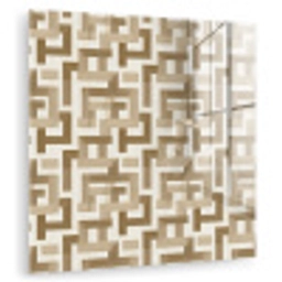 Geometrisch - Retro - Bruin plexiglas 5mm klein 11 -zzzproduct_nieuw