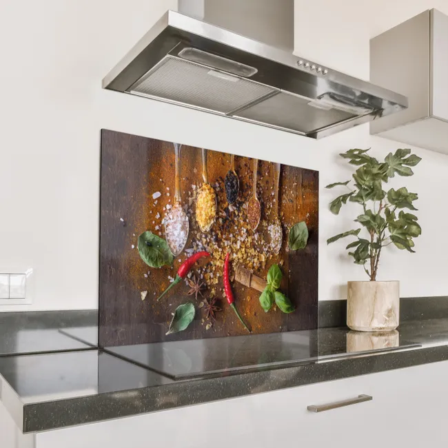 Spritzschutz Küche - Geschmackskontraste und Texturen