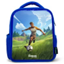 Voetbal - Jongen - Goal - Voetbaltenue Kinderrugzak - Blauw middel -3d