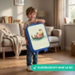 Otter - Strandbal - Water Kinderkoffer - Blauw klein -sfeer2_DE