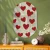 Hartjes - Krant - Loveyou Wandcirkel Ovaal Glas middel -sfeer2