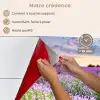 Lavendel - Bloemen - Zonsondergang - Paars - Weide keuken achterwand spatscherm klein -spatscherm_FR