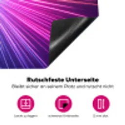 Abstract - Light - Burst - Modern - Colorful Inductie beschermer vinyl 3mm klein -zzzzzzz-lf-onderkant