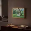 Vrouw - Boom - Boek - Mandje Light Box met batterij (Wandlamp) middel -sfeer1