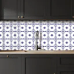 Portugal - Patronen - Blauw keuken achterwand 2 middel 871 -sfeer1