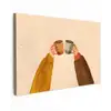 Illustratie - Mokken - Proosten - Bruin canvas 2cm klein -z3d