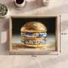 Delftsblauw - Goud - Burger Dienblad Rechthoek middel -USP_Formaat