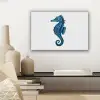 Zeepaardje - Staart - Blauw canvas 2cm klein -sfeer6