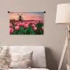 Tulpen - Molen - Nederland Wandkleed katoen klein -sfeer4