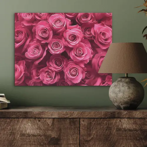 Rozen - Pink - Bloem PET vilt klein -sfeer2
