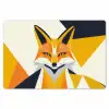 Vos - Oranje - Abstract - Driehoeken Placemat vinyl groot -zzsfeer1_Kitchenyeah-website