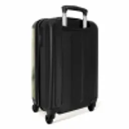 Abstract - Penseelstreken - Golven - Groen NBS - Handbagage koffer - Volwassenen Unisex middel -achterkant