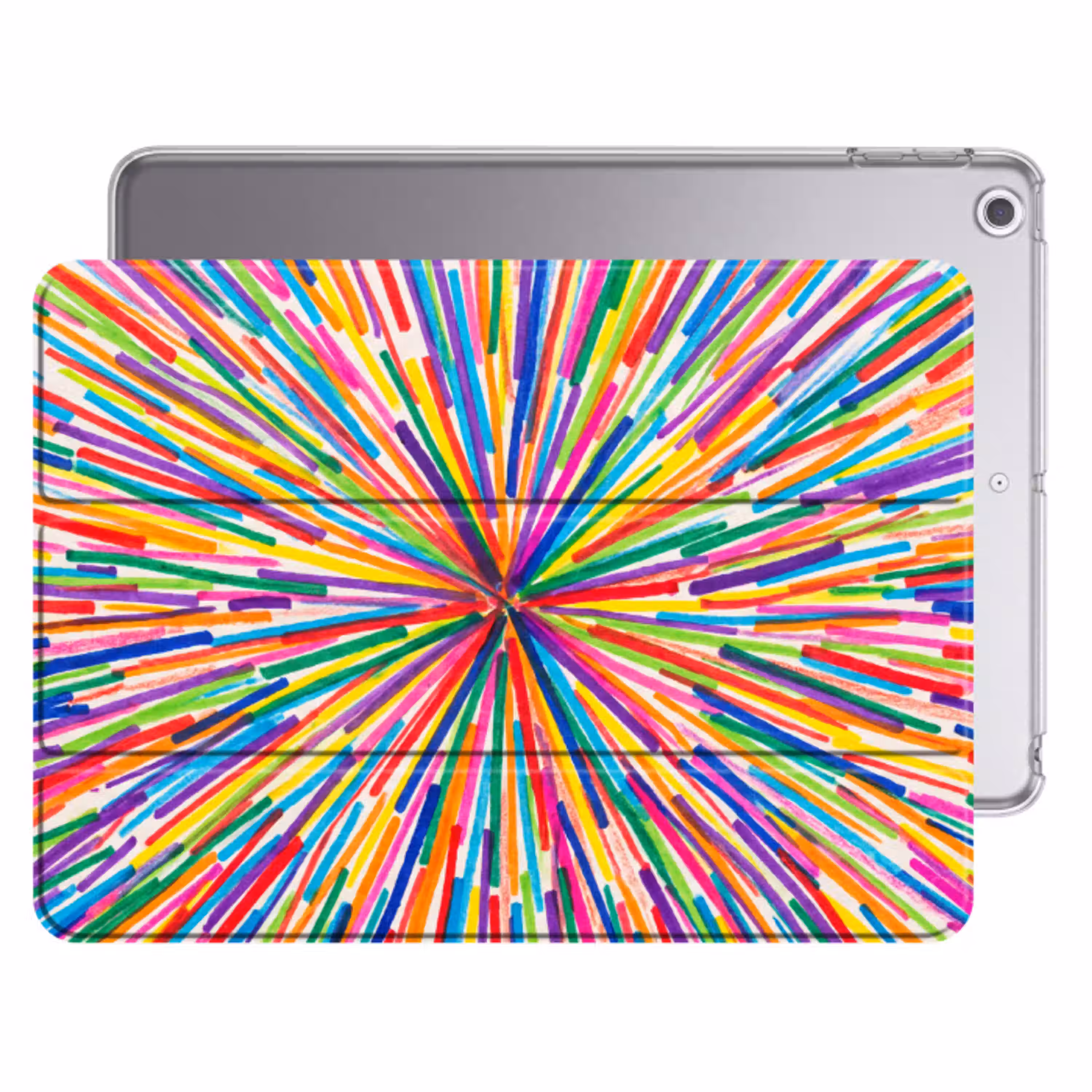 Lijnen - Kleurrijk - Abstract Apple iPad 2017 middel -threedimensional_3d_global