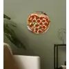 Pizza - Hart - Pepperoni - Tomaat Wandcirkel plexiglas klein -sfeer3