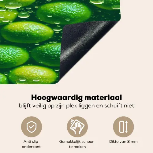 Limoenen - Druppels - Groen Inductie beschemer met haakjes klein 777 -ky-onderkant-nl