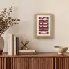 Red - Cheers - Decoratie - Beige Light Box met kabel (Wandlamp) klein -sfeer2