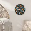 Glasachtig - Levendige - Stenen Wandcirkel plexiglas klein 852 -sfeer5
