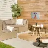 Zonnebril - Roze - Geit - Horen tuinposter los doek klein -sfeer4