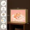 Wolken - Vos - Oranje - Sterren Light Box met batterij (Wandlamp kind) middel -USP_websiteoverzichtNL