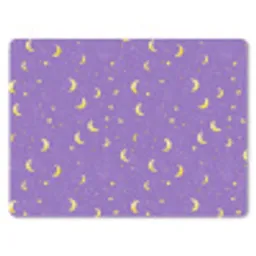 Manen - Sterren - Paars muismat rubber klein 262 -3d