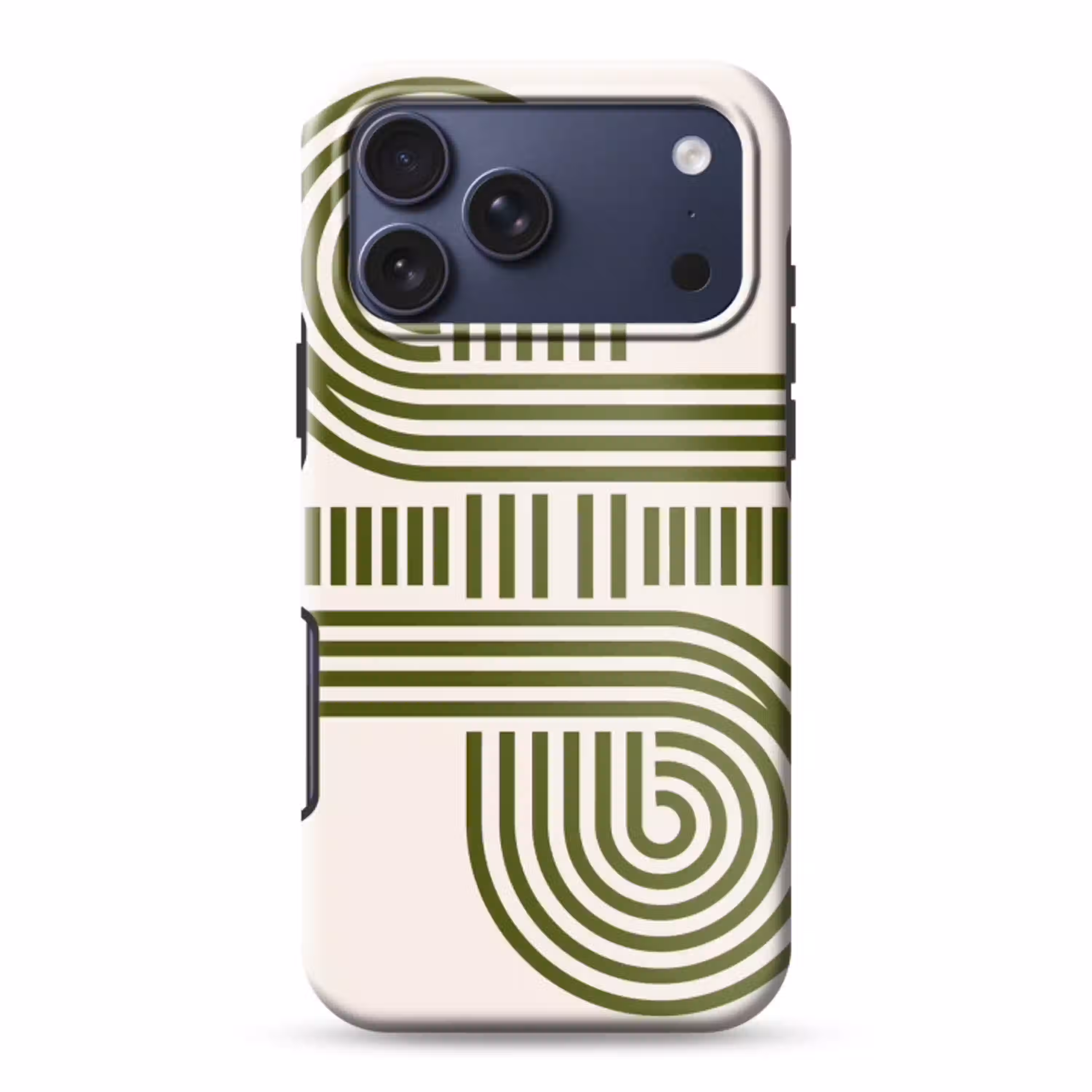 Abstract - Vormen - Modern - Groen Toughcase MagSafe Apple iPhone 17 Pro Max klein -3d