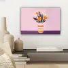 Tulpen - Vaas - Strepen - Paars canvas 2cm klein -sfeer6