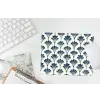 Klassiek - Motief - Blauw muismat rubber klein 262 -witbureau