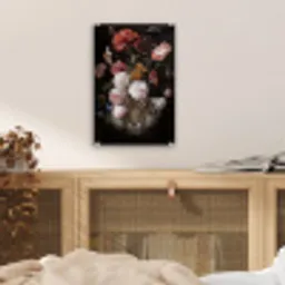 Bloemen - Jan Davidsz de Heem - Tijger - Schilderij - Stilleven - Oude meesters plexiglas 5mm klein -sfeer4