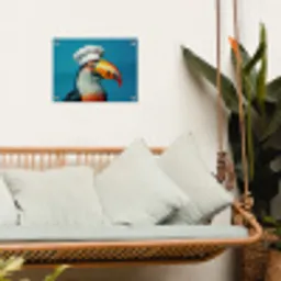 Toekan - Papegaai - Vogel - Koksmuts tuinposter los doek klein -sfeer7