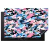 Roze - Blauw - Camouflage Inductie beschermer vinyl 3mm klein 276 -3d