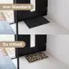 Luipaardprint - Bruin - Courage - Sierlijk Deurmat klein -voor-na_DE