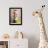 Cupcakes - Gestapeld - Kleurrijk - Fruit fotolijst zwart zonder passe partout klein -usfeer4_kinderkamer