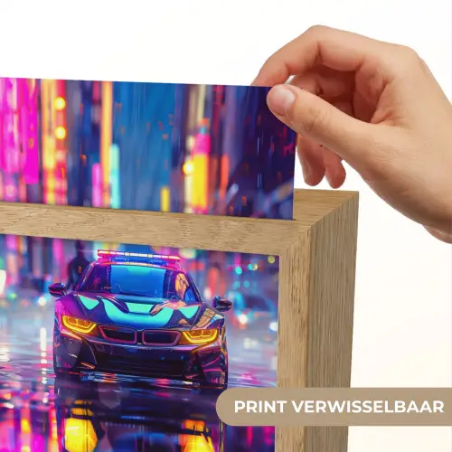 Auto - Politie - Stad - Jongens - Kleurrijk Light Box met kabel (Kinderlampje) klein -USP_websiteprintNL