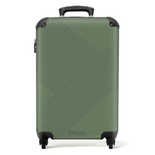 Minimal - Kruisende lijnen op NBS - Handbagage koffer - Unisex middel -productfoto_recht