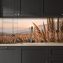 Gras - Veld - Zon - Natuur keuken achterwand 2 middel -sfeer1