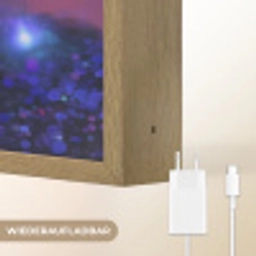 Flamingo's - Dieren - Ruimte - Galaxy Light Box met batterij (Wandlamp) middel -USP_websiteoplaadbaarDE