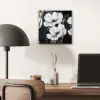 Bloemen - Wit - Abstract aluminium wit klein -sfeer5