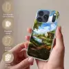 Zwaan - Bomen - Rust Telefoonhoesje iPhone 17 Pro klein -sfeer3_NL
