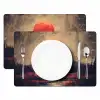 Bergtop - Sneeuw - Zon Placemat vinyl groot -zzsfeer2_Kitchenyeah-website