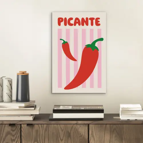 Pittig - Pepers - Rood aluminium wit klein -sfeer1