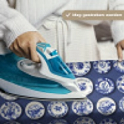 Borden - Floraal - Blauw Wandkleed katoen klein 269 -sfeer9