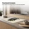 Palmblad - Donkere bladen - Subtiel Inductie beschermer vinyl 3mm klein -sfeer1